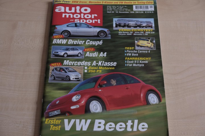 Deckblatt Auto Motor und Sport (24/1998)